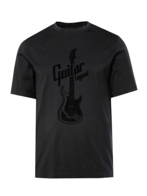 T-shirt z bawełny z motywem Gibson Guitar