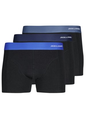 3er Pack Boxer Trunks mit Label-Bund 