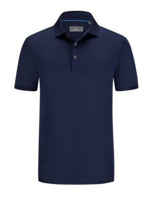 Glattes Polohirt aus merzerisierter Baumwolle