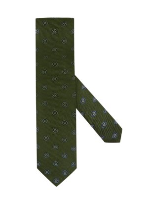 Tie with silk content and floral textured pattern