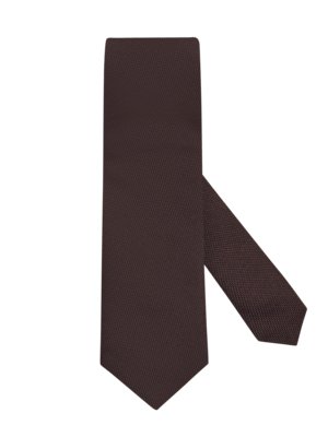 Silk tie with textured pattern