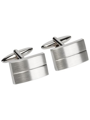 Cufflinks with fine grooves