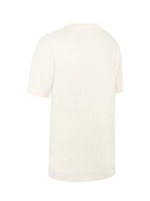 Cotton T-shirt with color block design