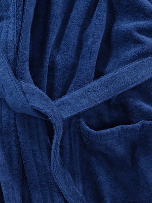 Dressing gown in terrycloth fabric