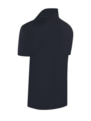 Smooth polo shirt made from cotton in jersey quality