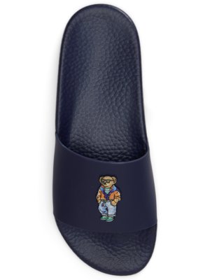 Pantoletten mit Polo Bear-Motiv