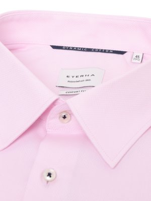 Baumwollhemd aus Dynamic Cotton mit dezenter Struktur, Comfort Fit