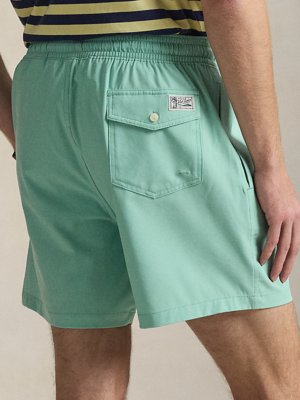 Plain swimming trunks with stretch content