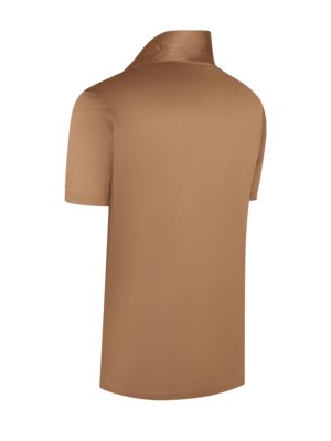 Soft polo shirt made of mercerized cotton