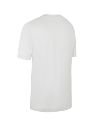 Glattes T-Shirt aus Baumwolle in Jersey-Qualität