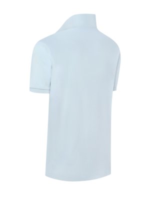 Piqué-Poloshirt aus Baumwolle mit Label-Stickerei, Regular Fit