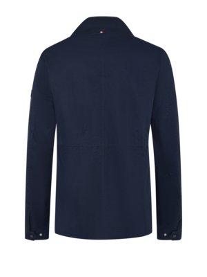 Leichtes Fieldjacket aus Baumwolle mit Logo-Patch