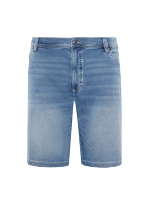 Zachte jeansshort in subtiele washed-look