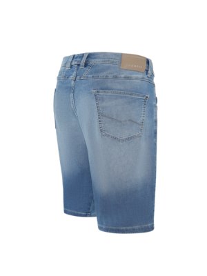 Zachte jeansshort in subtiele washed-look