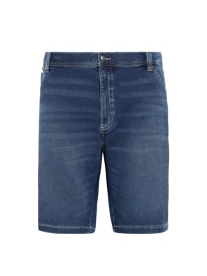 Zachte jeansshort in subtiele washed-look