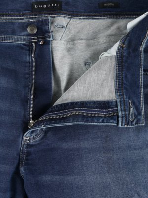 Zachte jeansshort in subtiele washed-look