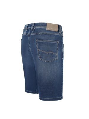 Zachte jeansshort in subtiele washed-look