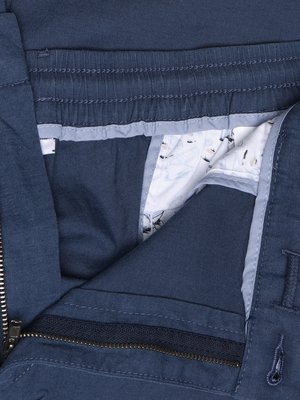 Cotton blend stretch shorts