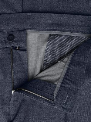 Hose mit Bundfalte und Stretchanteil