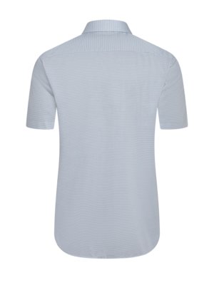 Short-sleeved cotton shirt with fine texture, Comfort Fit