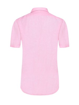 Lightweight short-sleeved linen shirt