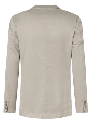Teilgefüttertes Leinensakko mit Baumwolle und Stretch