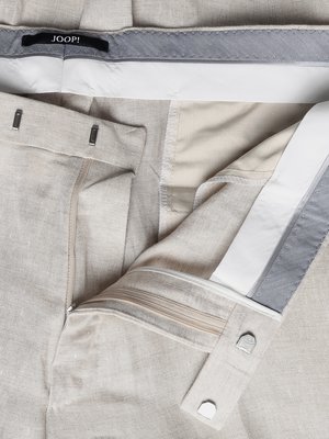 Leichte Leinenhose mit Bügelfalte