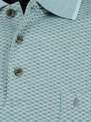 Pflegeleichtes Poloshirt mit Brusttasche und 3D-Print