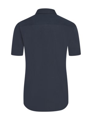 Extralanges Kurzarmhemd aus einem Baumwoll-Jersey, Modern Fit