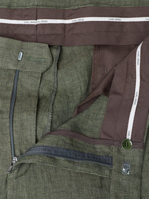 Anzughose aus Leinen, Modern Fit