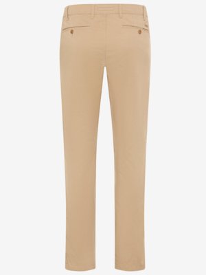 Stretch-Chino Luis mit Lyocell-Anteil und Bundfalte, Regular Fit