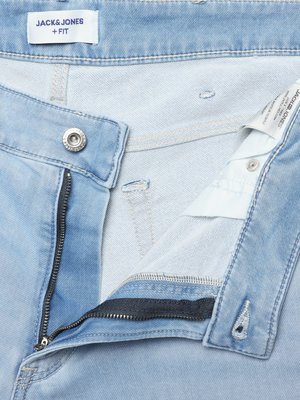 Softe Denim-Shorts mit Beinumschlag