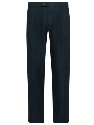 Bundfalten-Leinehose Primo, Regular Fit