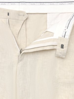Bundfalten-Leinehose Primo, Regular Fit