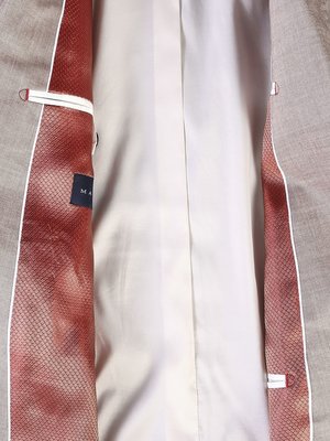 Marynarka garniturowa Ringo z mieszanki wełny i bawełny, Slim Fit