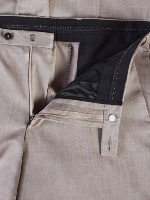Anzughose Franco aus einem Schurwolle-Baumwolle-Mix, Slim Fit