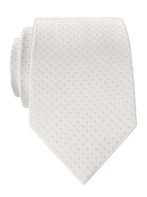 Stilvolle, dezent strukturierte Krawatte in changierender Optik