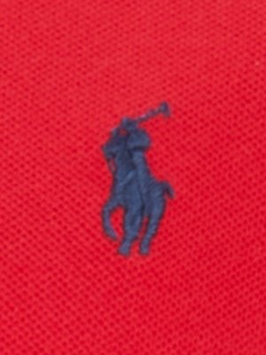 Poloshirt mit Reiter-Stickerei
