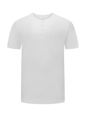 T-shirt with Henley collar 
