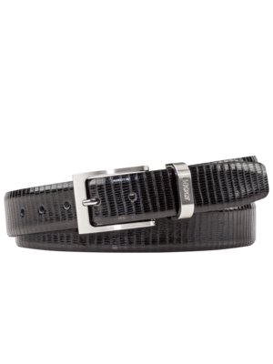 Belt with fashionably grained surface