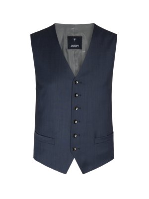 Suit waistcoat with stretch content