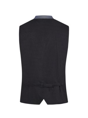Traditional waistcoat with stand-up collar