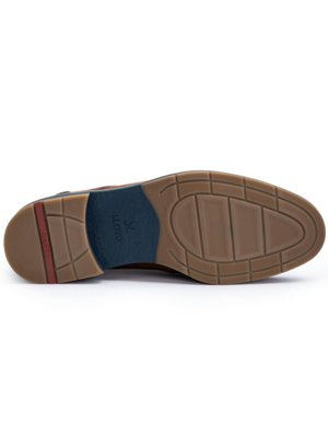 Partially perforated Derby lace-ups Drift in smooth nappa leather