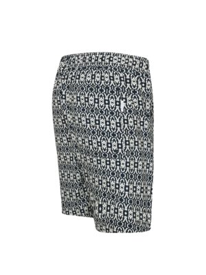 Gemusterte Badeshorts aus recyceltem Material