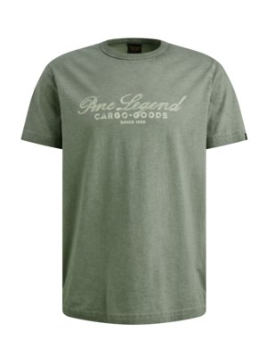 Jersey-T-Shirt mit Frontprint