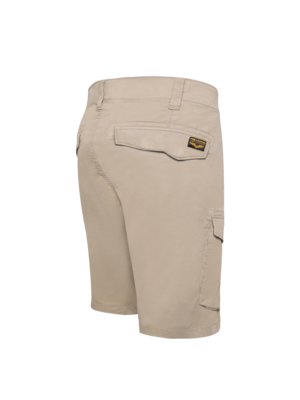 Elastische Cargo-Shorts aus einem Baumwollmix