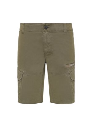 Elastische Cargo-Shorts aus einem Baumwollmix Elastische Cargo-Shorts aus einem Baumwollmix