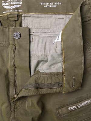 Elastische Cargo-Shorts aus einem Baumwollmix