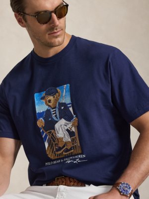 T-shirt z nadrukiem Polo Bear
