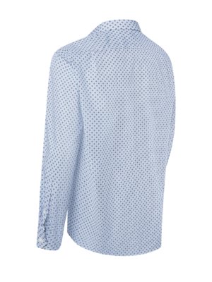Patterned Signature Twill Shirt with Kent Collar, Classic Fit